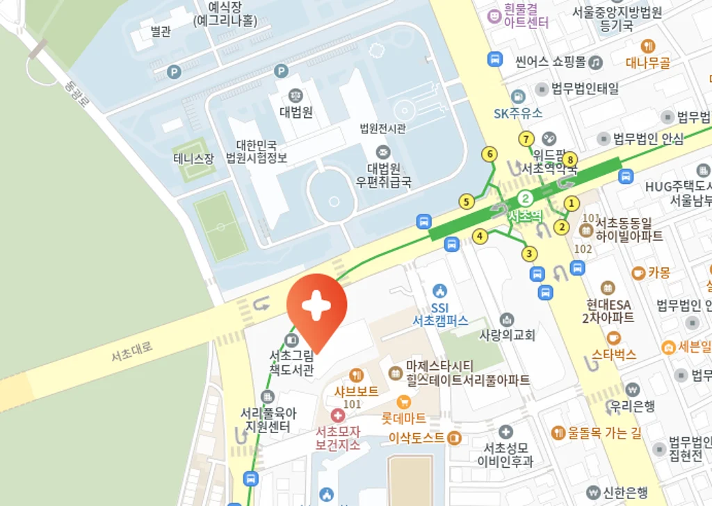 강남의원 위치